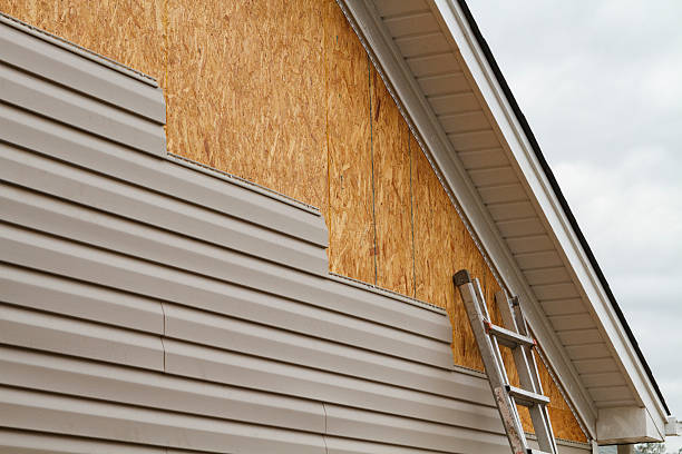 Professional Vinyl Siding technician working in Covington, VA